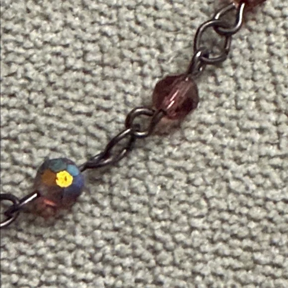 Vintage VCLM Glamorous Crystal Cross Necklace - Picture 4 of 5